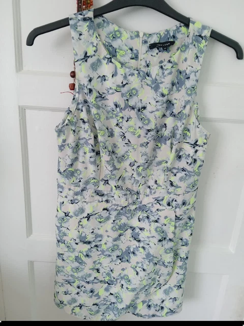 New Look Sleeveless  Patterned Polyester Playsuit Size 12