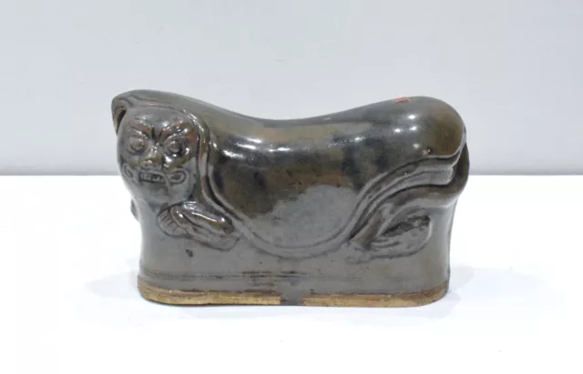 Chinese Antique Porcelain Cat Pillow Head Rest