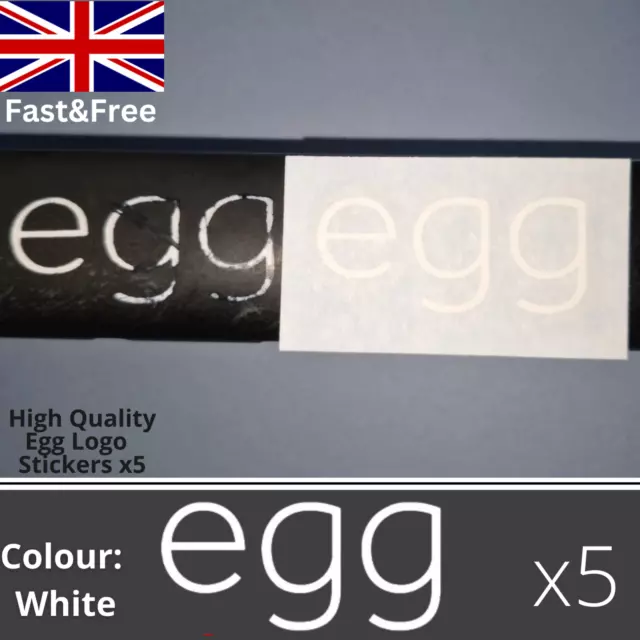 x5 Egg Pram Stroller Replacement Stickers EGG LOGO Pushchair Egg by BabyStyle