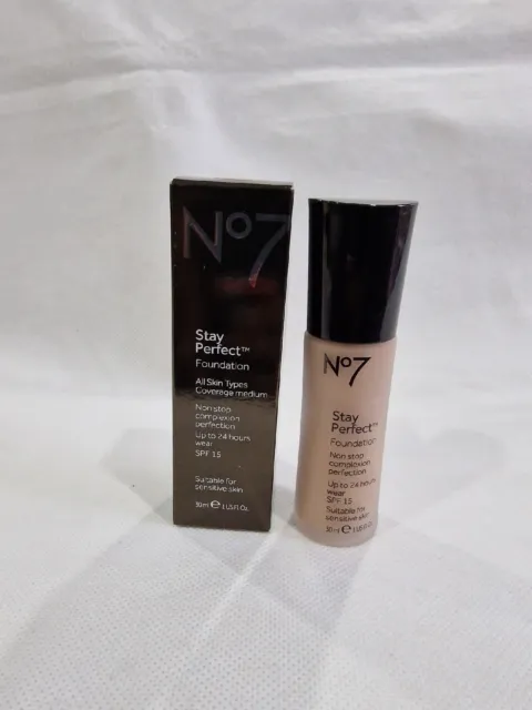 No7 Stay Perfect Foundation LSF 15 30ml
