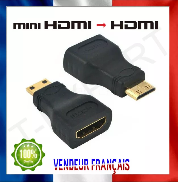 SYS PRISE HDMI 1 mâle vers Double HDMI 2 femelle Y adaptateur de câble de  répart EUR 17,05 - PicClick FR