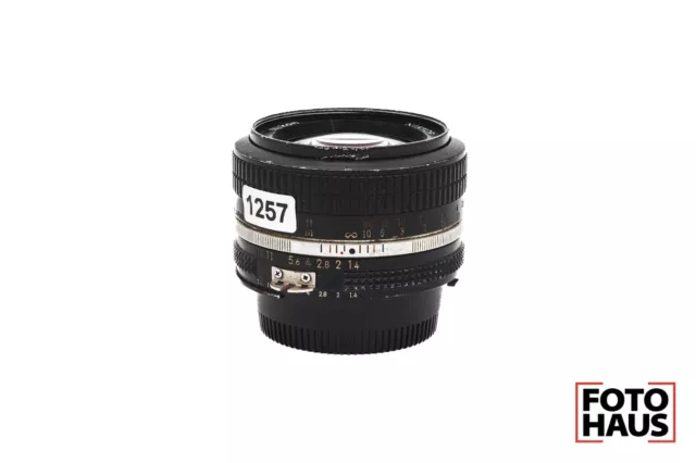 *AS-IS* Nikon Nikkor 50mm f/1.4 F Mount Ai Lens manual MF fe fa fm  f2 f3  1257