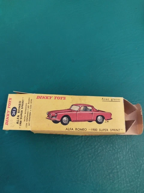 Dinky Toys France - Alfa Romeo 1900 SS Rouge - Réf 24J - Miniature Meccano 1/43