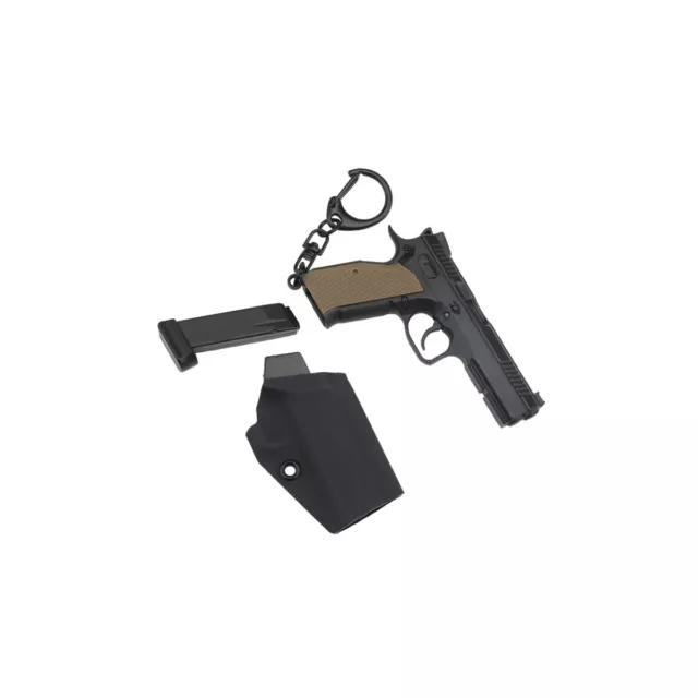 Gun M92 Tactical Pistol Shape Keychain Weapon Keyring Key Chain Ring Trend Mini