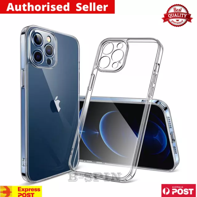 For iPhone 15 14 13 12 11 Pro Max XR Clear Case Shockproof Full Body Phone Cover