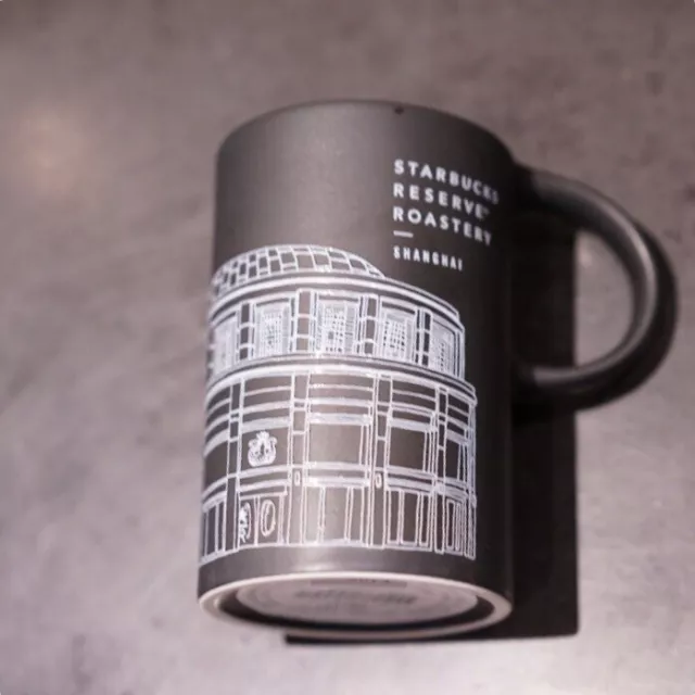 Starbucks 2019 China Reserve Roastery Shanghai Street Black 10oz Mug Cup