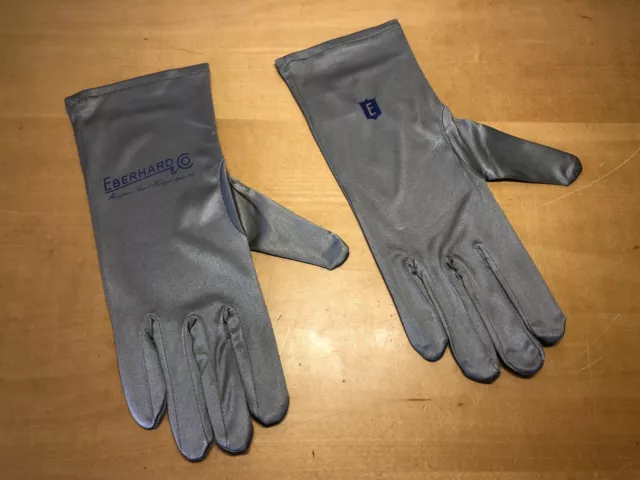 Nuevos - Guantes de relojero - EBERHARD & Co. - Grey Gris - Size S