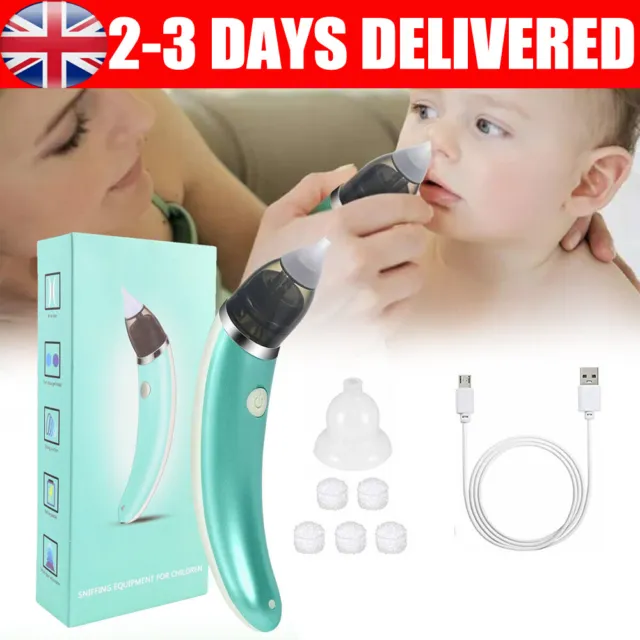 Electric Vacuum Sucker Nose Cleaner For Baby Nasal Aspirator Nose Snot Cleaner