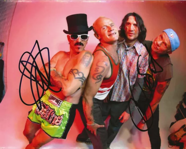 Red Hot Chili Peppers John Frusciante Chad Smith Signed Autograph Photo! Rare!