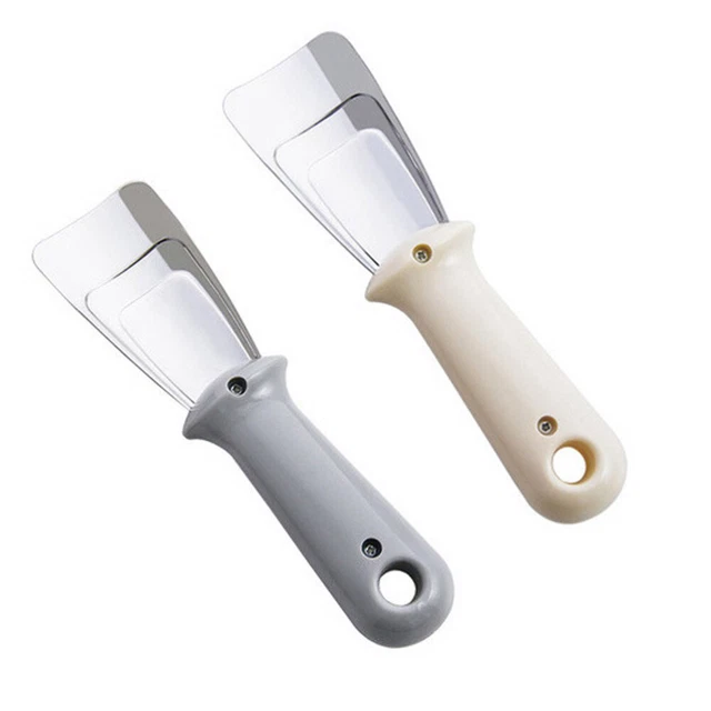 3-tlg. Eisschaber Für Kühlschrank - Enteisen & Reinigen | Mit Gebogener & Gerader Kante