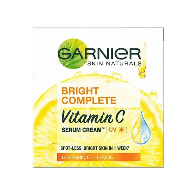 Garnier Skin Naturals Bright Complete Vitamin C Serum Cream SPF 40 PA+++ (45gm)