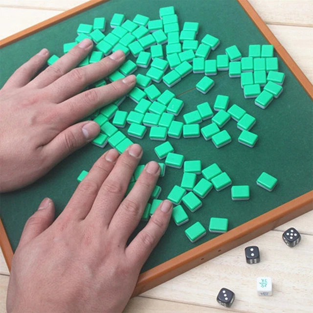 Tapis De Mahjong Antidérapant Et Silencieux – En Velours Cristal, Avec Sac De Transport | Taille 80 Cm à 140 Cm