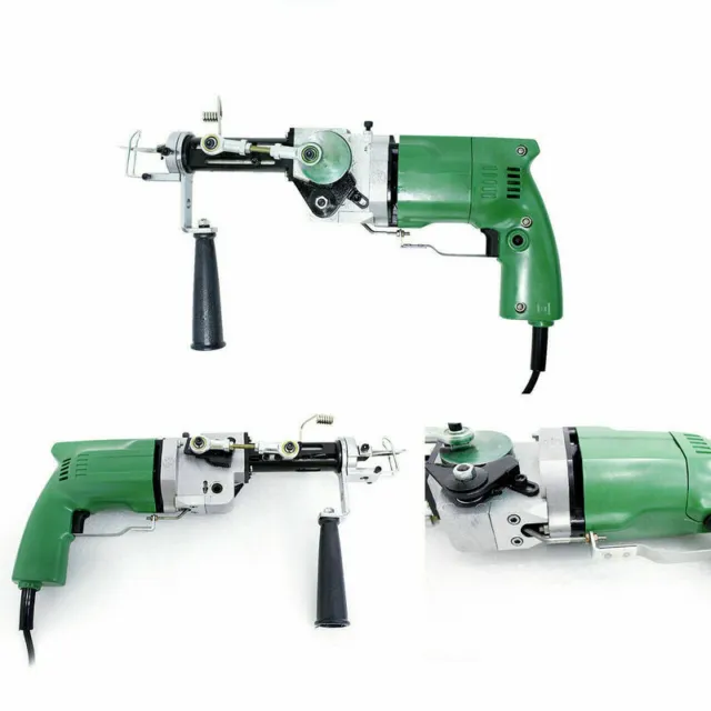 Máquinas eléctricas de alfombras para pistola de mechones manuales (lata de cortar pila y pila de bucle) 220 V