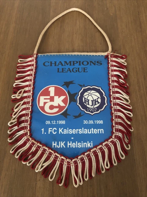 Fanion Vintage 1.FC Kaiserslautern, Banderole Football Allemand