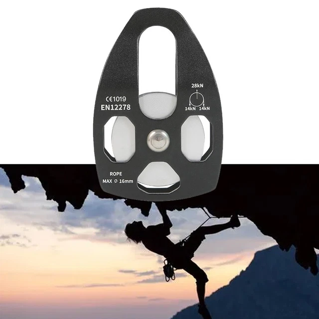 Poulie durable pour l'escalade et le sauvetage en haute altitude