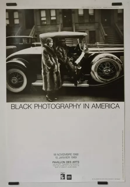 1989 James Van Der Zee Black Photography in America Original Exhibition Posters