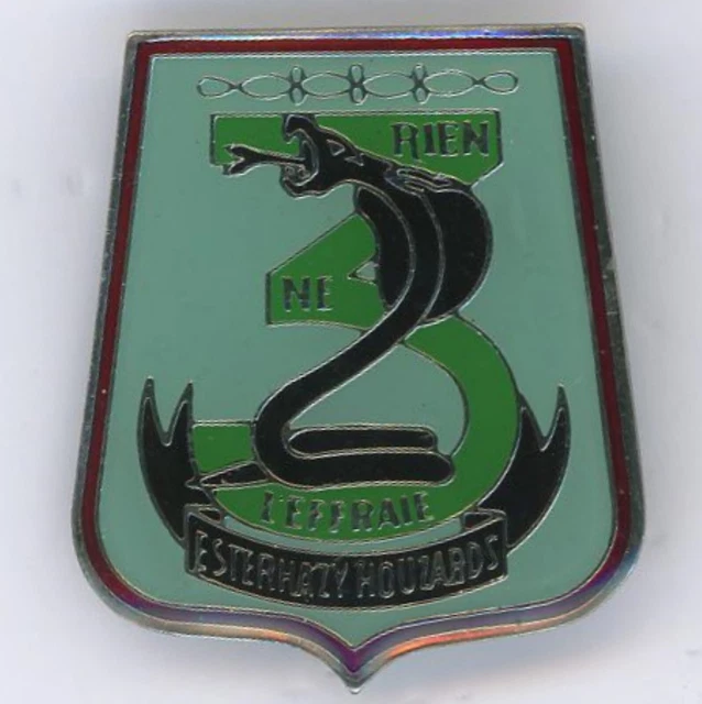 Insigne 1er REC 3e Escadron - Légion étrangère - Retirage Ajouré IN23234