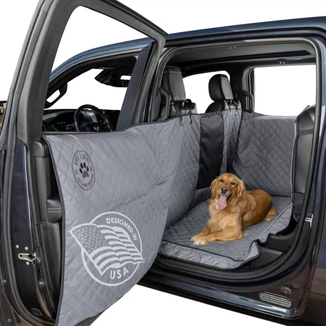 XL Pets Seat Cover for Trucks w/Flip Up Rear Seat Waterproof Floor Cover Hammock