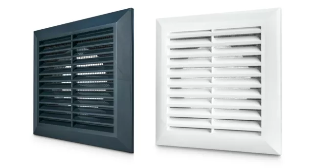 Air Vent Grille with Fly Screen / External Internal Ducting Ventilation Cover