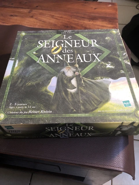 Jeu De Société Le Seigneur Des Anneaux Hasbro - Édition Plateau, Occasion Complète (boîte Usée)