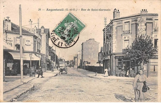 95 . n° 101341 .argenteuil .rue de st germain .