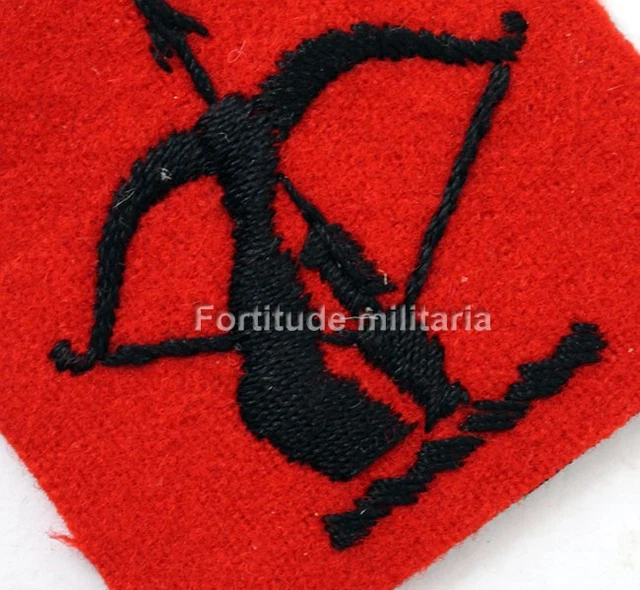 INSIGNE DE BRAS Anglaisaircraft commandoBRITISH ARMY WW2 (matériel