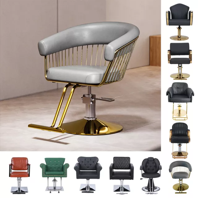 Salon Barber Chair Luxury Hydraulic Reclining Hairdressing Shaving Beauty Tattoo