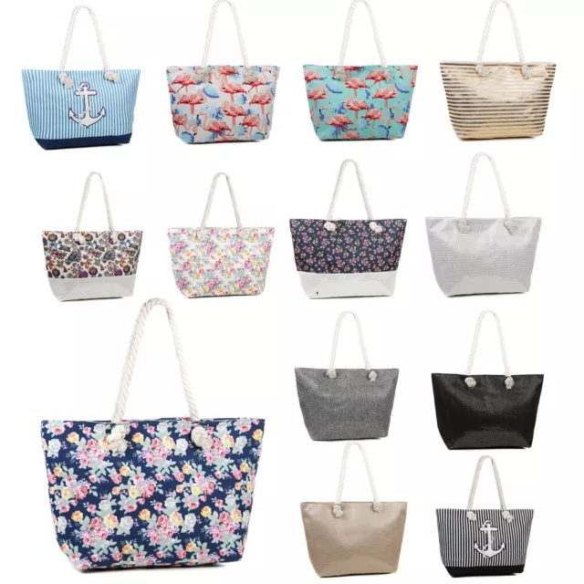 Extra large beach bags with zippers uk hotsell