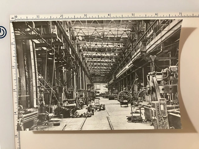Vintage photo Boston & Maine Railroad shops Billerica MA 2 of 2