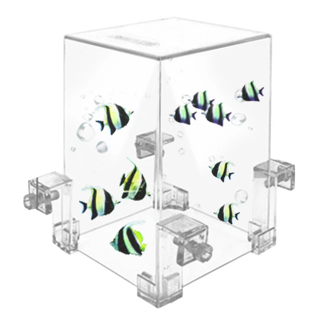 Transparent Acrylic Column Cylinder Aquarium Tank 23X23Cm £34.38 - Picclick  Uk