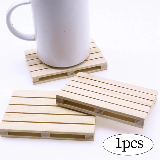 Untersetzer Cup Mat Tischsets Dekor Langlebige Paletten-Untersetzer-Matte