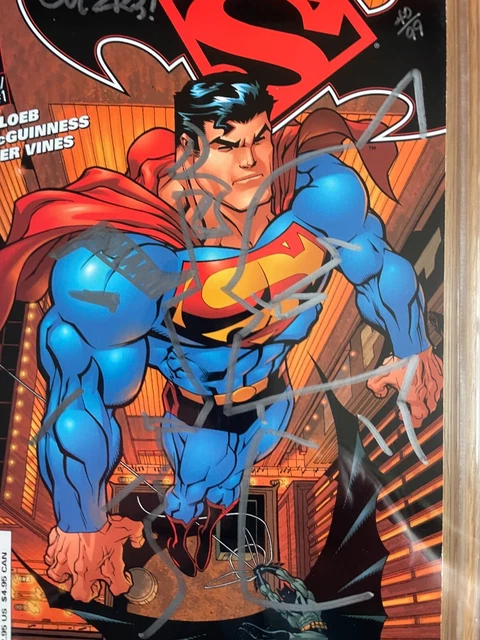 Superman/Batman #1 Cgc 9.0! Mcguinness & Vines Cover! 1St Printing! Cvr Remark! 3