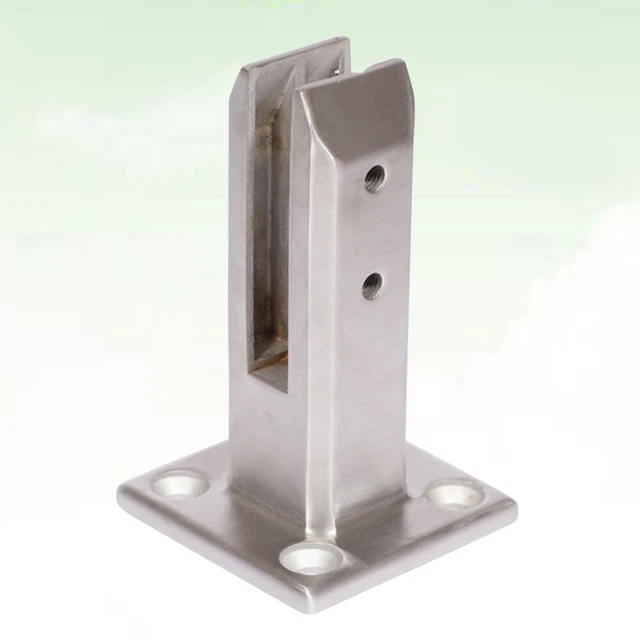 Glas-halter Glaspfosten Auf Den Boden Fallen Rostfreier Stahl