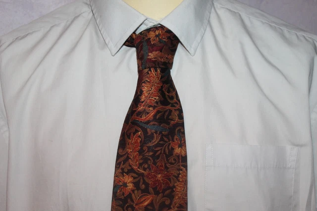 Cravate Brice D'Alban Paris 100% Soie Multicolore - Occasion Très Bon état Pour Homme