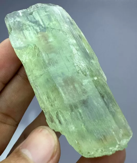 402Ct Beautiful Top Kunzite Transparent Crystal from Kunar Valley, @Afghanistan.