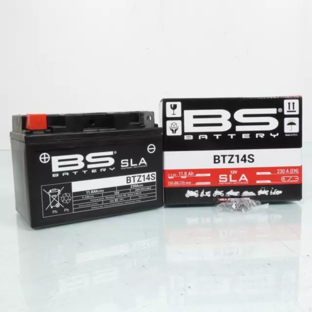 Batterie SLA BS Battery pour Moto Honda 1300 Cb N/S Abs 2006 à 2014 YTZ14-S /