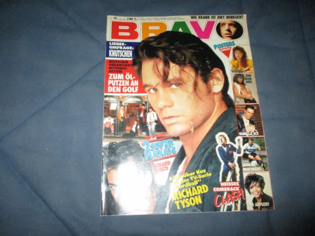 Bravo 4.4.1991 15/91 mit Jon Bon Jovi Poster Heft komplett
