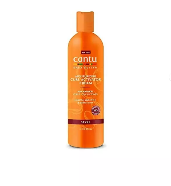 Cantu Shea Butter Moisturizing Curl Activator Cream for Natural Hair, 12 oz