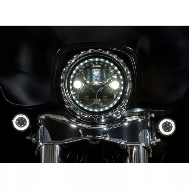 Harley Custom Dynamics LED Blinker ProBEAM Dynamic Ringz 84-21 XL FX FL 1157