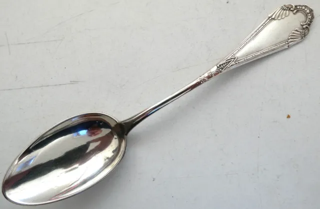 Antique 800 grade Silver Dessert Spoon - HM Schaffhouse, Switzerland