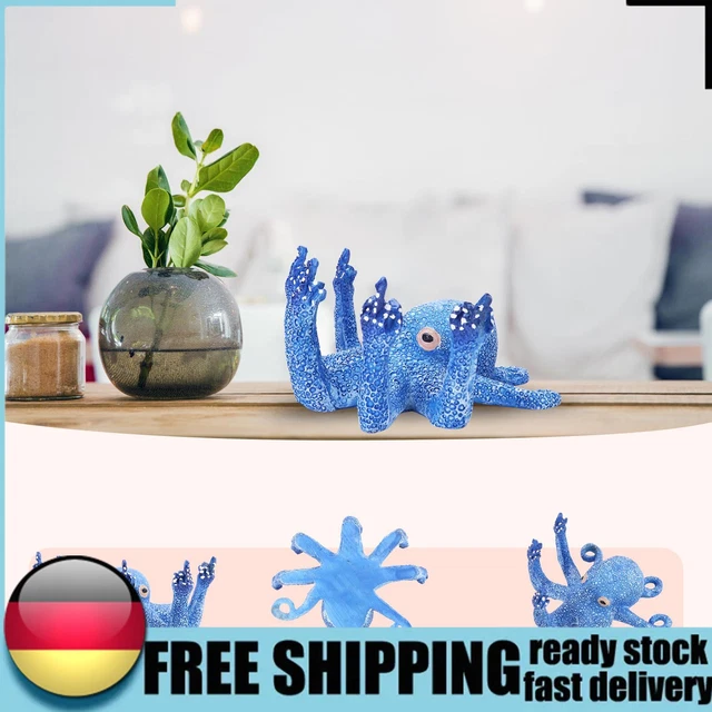 Luminous Marine Life Sculpture Ornaments Resin Home Decor for Office Living Room