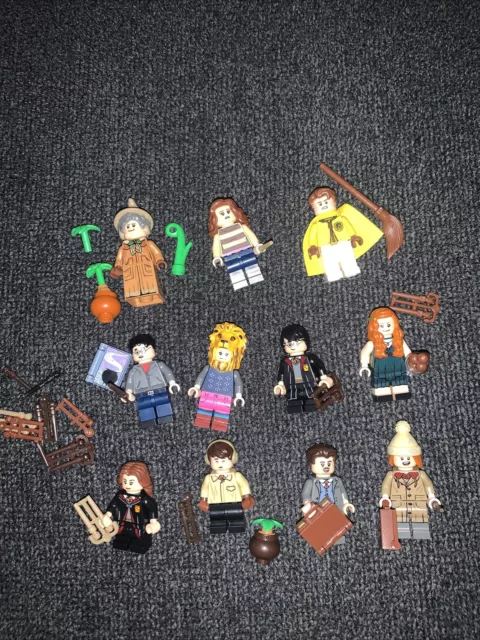 Lego Harry Potter minifigures lot Of 11 Harry,Hermione Etc with accessories Lego Harry Potter minifigures lot Of 11 Harry,Hermione Etc with accessories