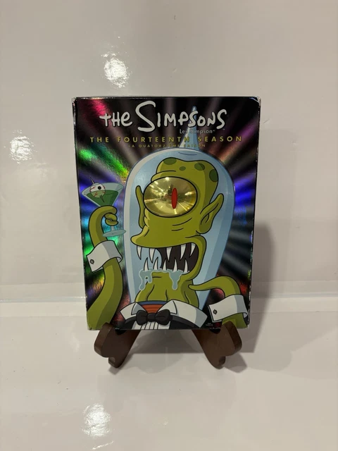 THE SIMPSONS: FOURTEENTH Season 14 (DVD Set, 2011, 4 Disc, Region