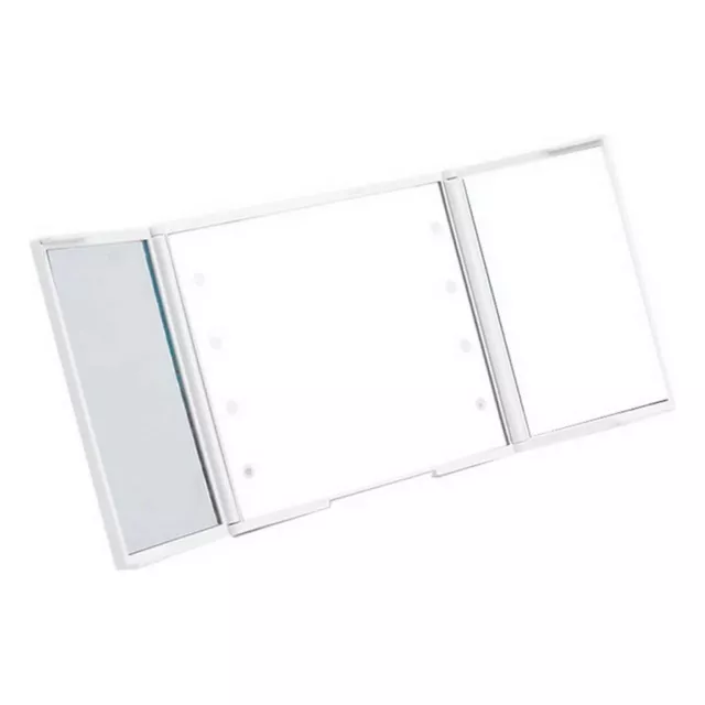 Espejo de Bolsillo Luz LED Blanco 1,5 x 9,5 x 11,5 cm [12 Unidades] 2