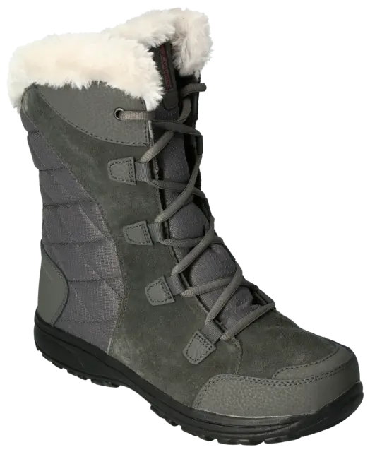 Columbia Ice Maiden II Waterproof Insulated Winter Boots for Ladies - Shale/Dark