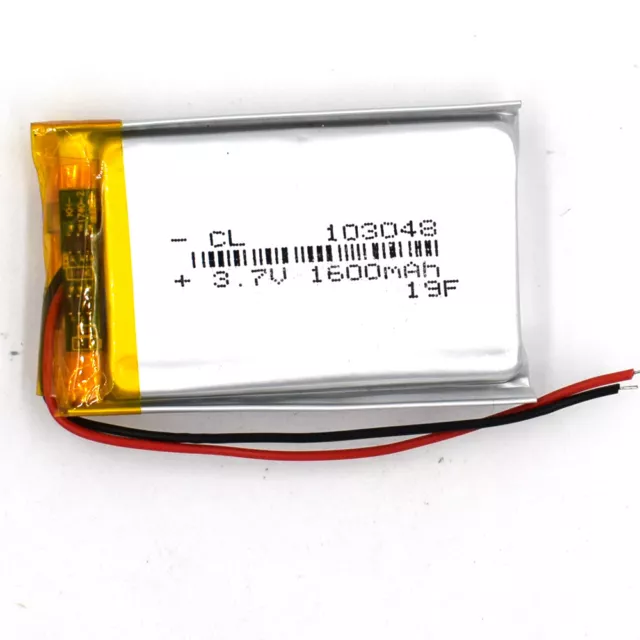 103048 Batterie Lipolymère Rechargeable 3,7V 1600Mah Pour Batterie Liion Reader
