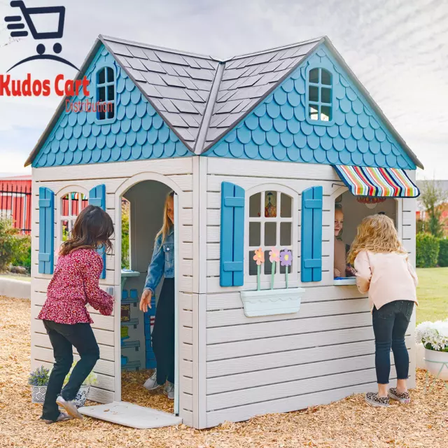 Lifetime 7Ft Imagination Playhouse In/Outdoors Garden Kids Children Toy Pretend