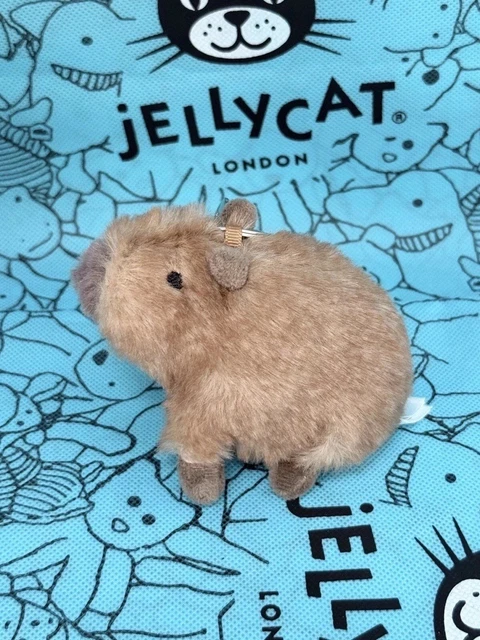BRAND NEW JELLYCAT Capybara Bag Charm Keyring, Complete With Tags and ...