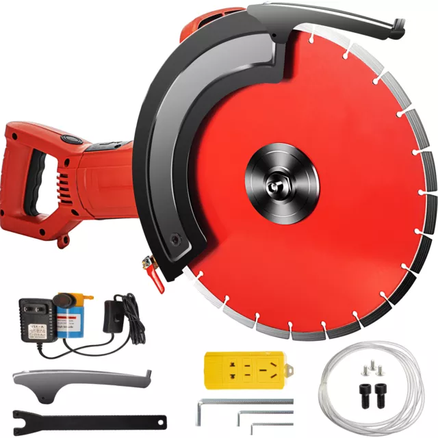 VEVOR Electric Concrete Saw 355mm Cutter Wet Dry Demo Saw Masonry Saw