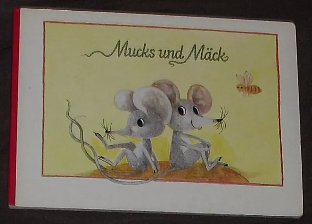 Mucks und Mäck DDR Kinderbuch Papp Bilderbuch Buch